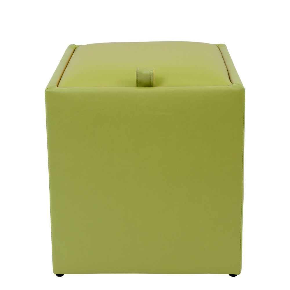 Taburet Box - imitatie piele verde - 21899 Taburet Box - imitatie piele verde - 21899