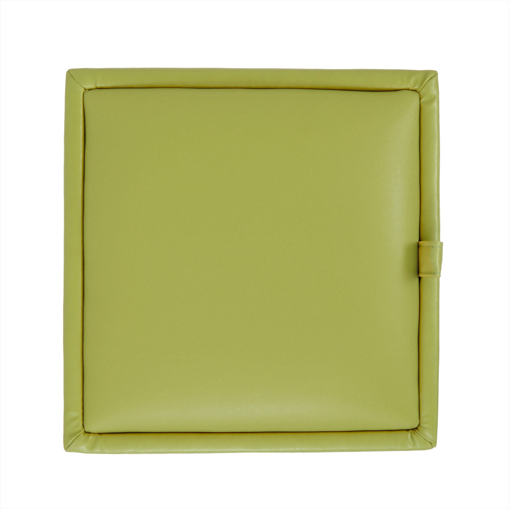 Taburet Box - imitatie piele verde - 21899 Taburet Box - imitatie piele verde - 21899