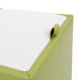 Taburet Box - imitatie piele verde/alb - 21899/21894 Taburet Box - imitatie piele verde/alb - 21899/21894