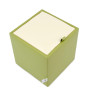 Taburet Box - imitatie piele verde/crem - 21899/21834 Taburet Box - imitatie piele verde/crem - 21899/21834