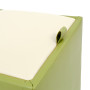 Taburet Box - imitatie piele verde/crem - 21899/21834 Taburet Box - imitatie piele verde/crem - 21899/21834