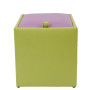 Taburet Box - imitatie piele verde/mov - 21899/21897 Taburet Box - imitatie piele verde/mov - 21899/21897