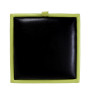 Taburet Box - imitatie piele verde/negru - 21899/21901 Taburet Box - imitatie piele verde/negru - 21899/21901