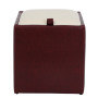 Taburet Box - imitatie piele bordo/crem - 21902/21834 Taburet Box - imitatie piele bordo/crem - 21902/21834