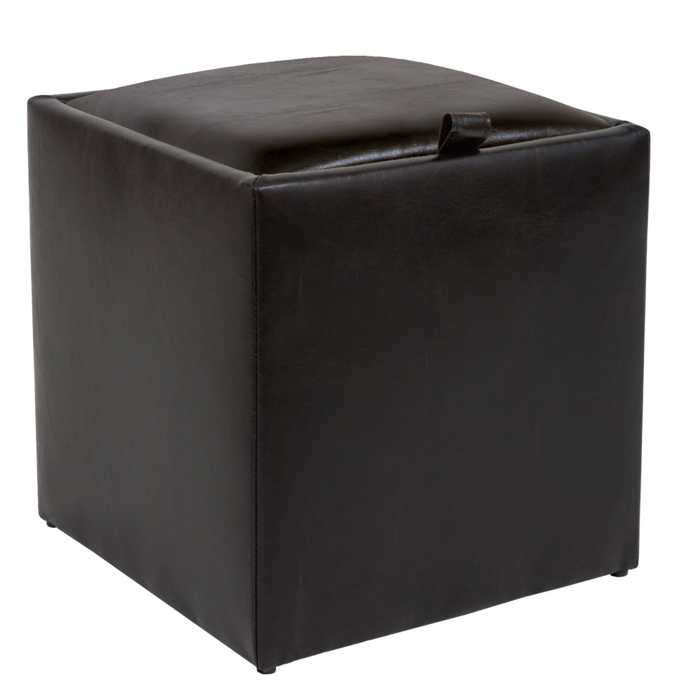 Taburet Box - imitatie piele wenge - 21835 Taburet Box - imitatie piele wenge - 21835