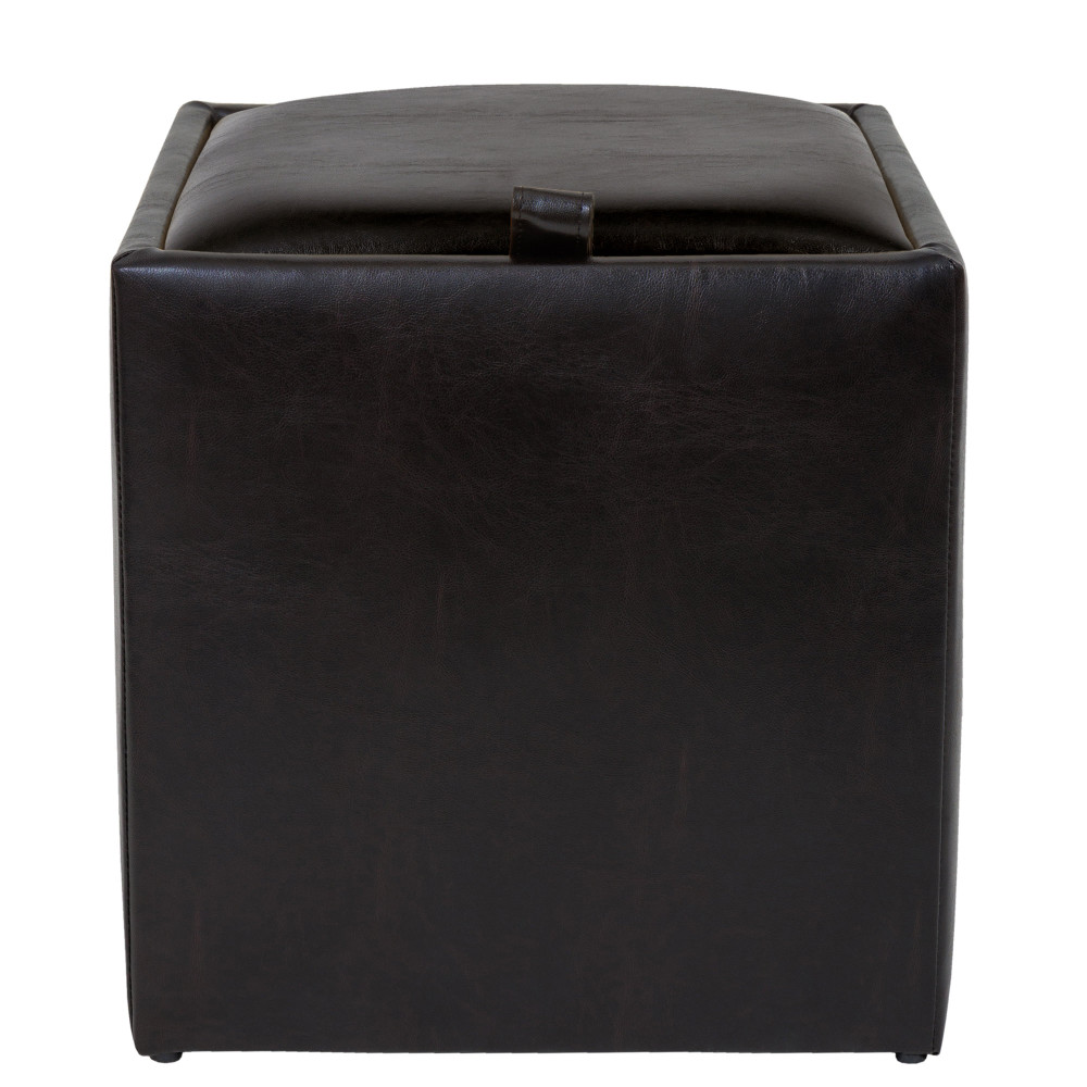 Taburet Box - imitatie piele wenge - 21835 Taburet Box - imitatie piele wenge - 21835