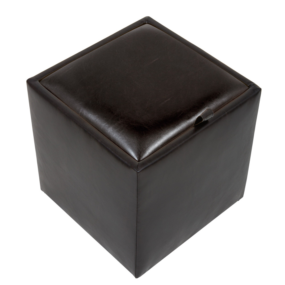 Taburet Box - imitatie piele wenge - 21835 Taburet Box - imitatie piele wenge - 21835