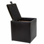 Taburet Box - imitatie piele wenge - 21835 Taburet Box - imitatie piele wenge - 21835