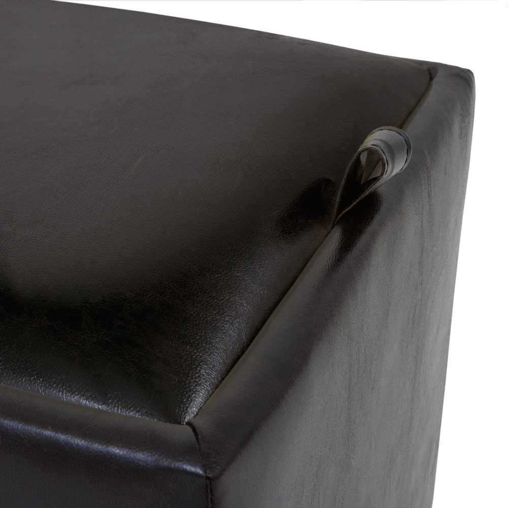 Taburet Box - imitatie piele wenge - 21835 Taburet Box - imitatie piele wenge - 21835