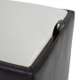 Taburet Box - imitatie piele wenge/alb - 21835/21894 Taburet Box - imitatie piele wenge/alb - 21835/21894