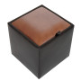 Taburet Box - imitatie piele wenge/coniac - 21835/8070 Taburet Box - imitatie piele wenge/coniac - 21835/8070