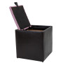 Taburet Box - imitatie piele wenge/mov - 21835/21897 Taburet Box - imitatie piele wenge/mov - 21835/21897