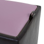 Taburet Box - imitatie piele wenge/mov - 21835/21897 Taburet Box - imitatie piele wenge/mov - 21835/21897