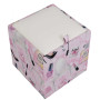 Taburet Box - stofa print make-up/imitatie piele alb Taburet Box - stofa print make-up/imitatie piele alb