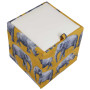 Taburet Box - stofa print rino/imitatie piele alb Taburet Box - stofa print rino/imitatie piele alb
