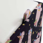 Taburet Box - stofa print unicorni/imitatie piele alb Taburet Box - stofa print unicorni/imitatie piele alb