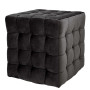 Taburet Bump - stofa H01 - negru Taburet Bump - stofa H01 - negru
