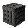 Taburet Bump - stofa H01 - negru Taburet Bump - stofa H01 - negru