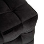 Taburet Bump - stofa H01 - negru Taburet Bump - stofa H01 - negru