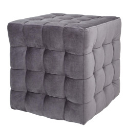 Taburet Bump - stofa H30 - gri