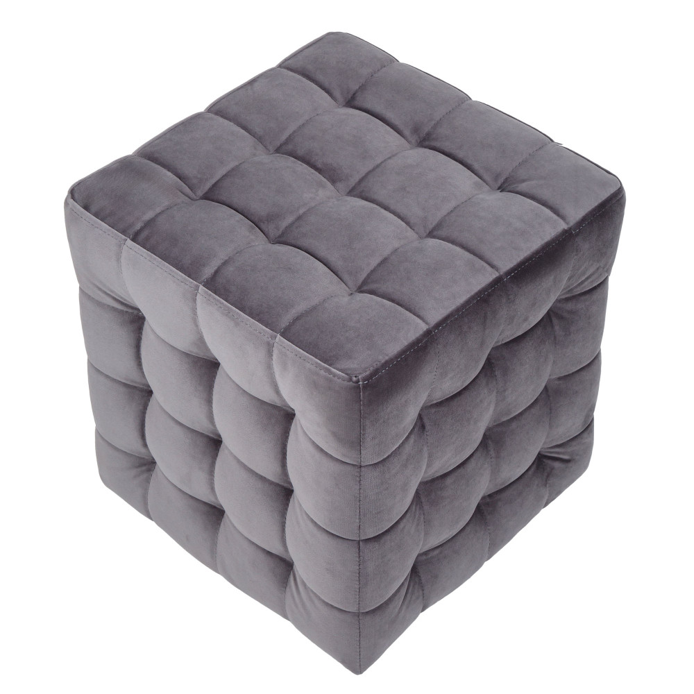 Taburet Bump - stofa H30 - gri Taburet Bump - stofa H30 - gri