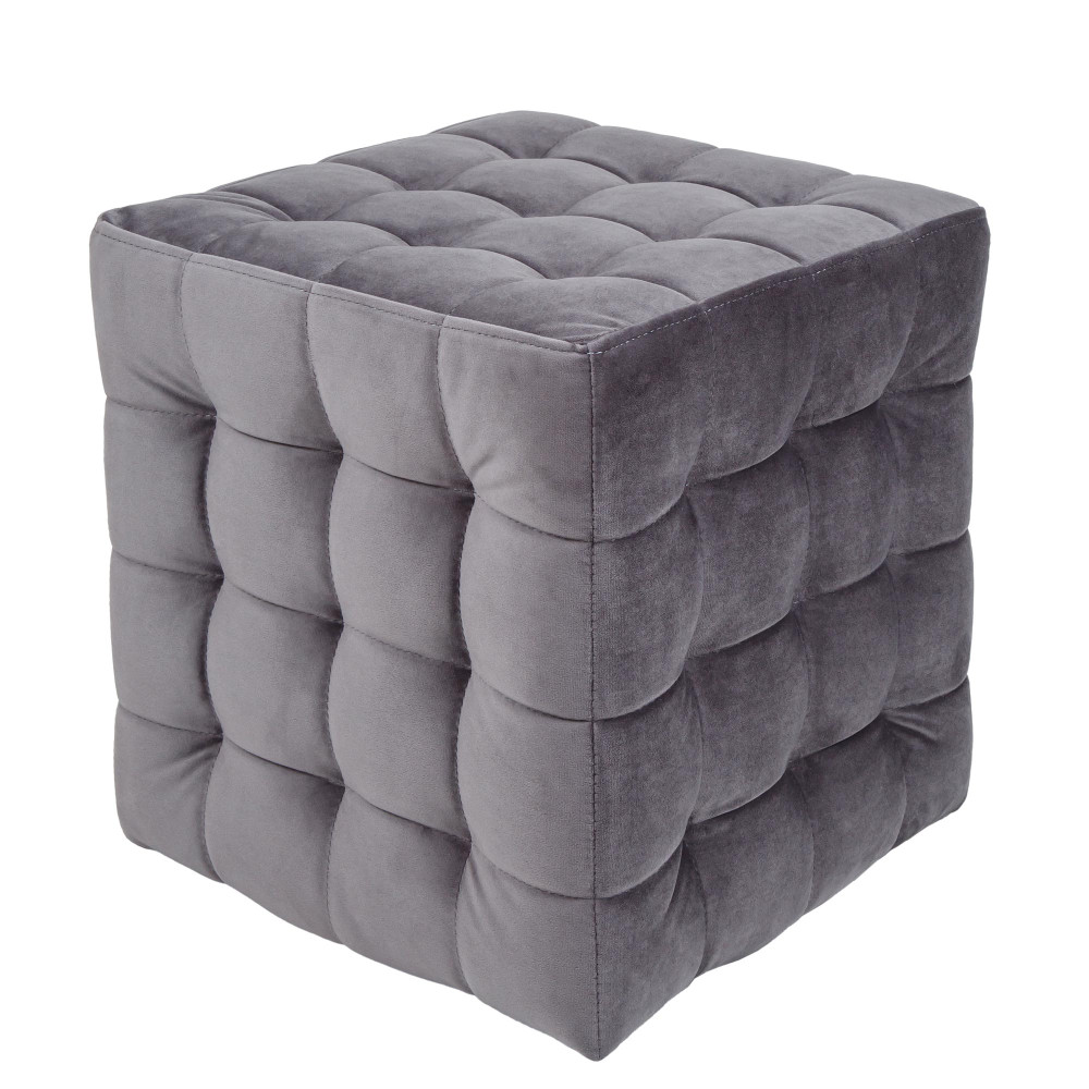 Taburet Bump - stofa H30 - gri Taburet Bump - stofa H30 - gri