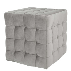 Taburet Bump - stofa H34 - gri deschis Taburet Bump - stofa H34 - gri deschis