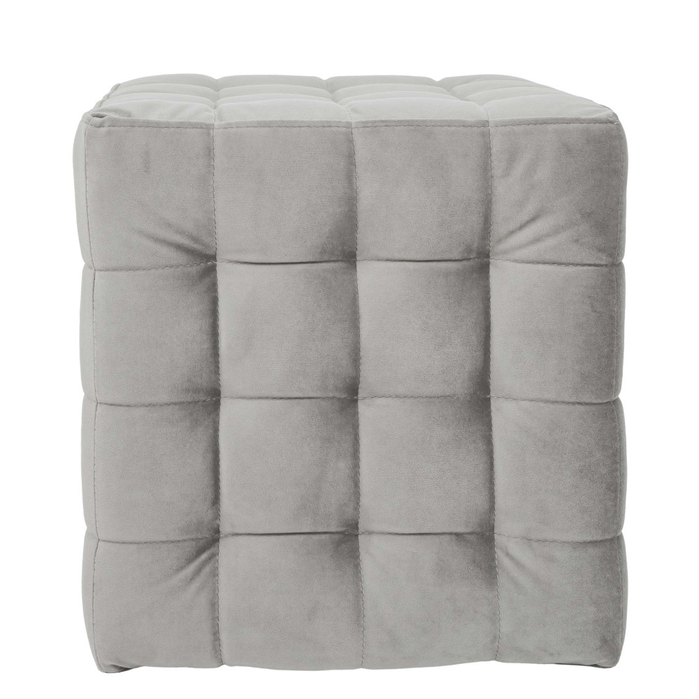 Taburet Bump - stofa H34 - gri deschis Taburet Bump - stofa H34 - gri deschis