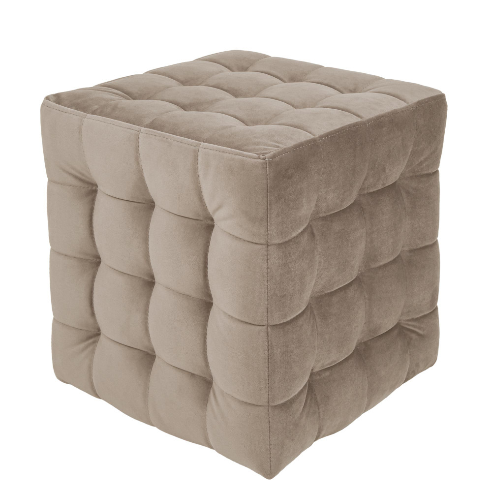 Taburet Bump - stofa H44 - grej