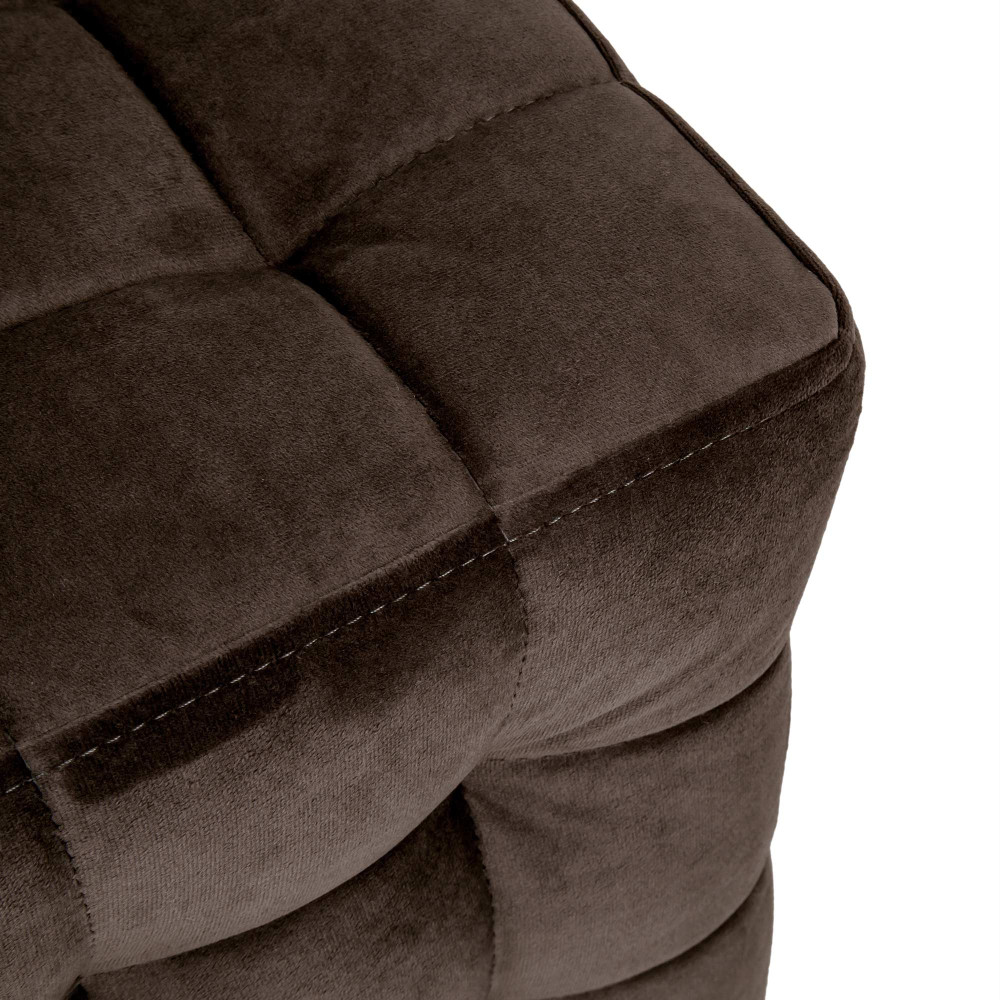 Taburet Bump - stofa H48 - maro Taburet Bump - stofa H48 - maro