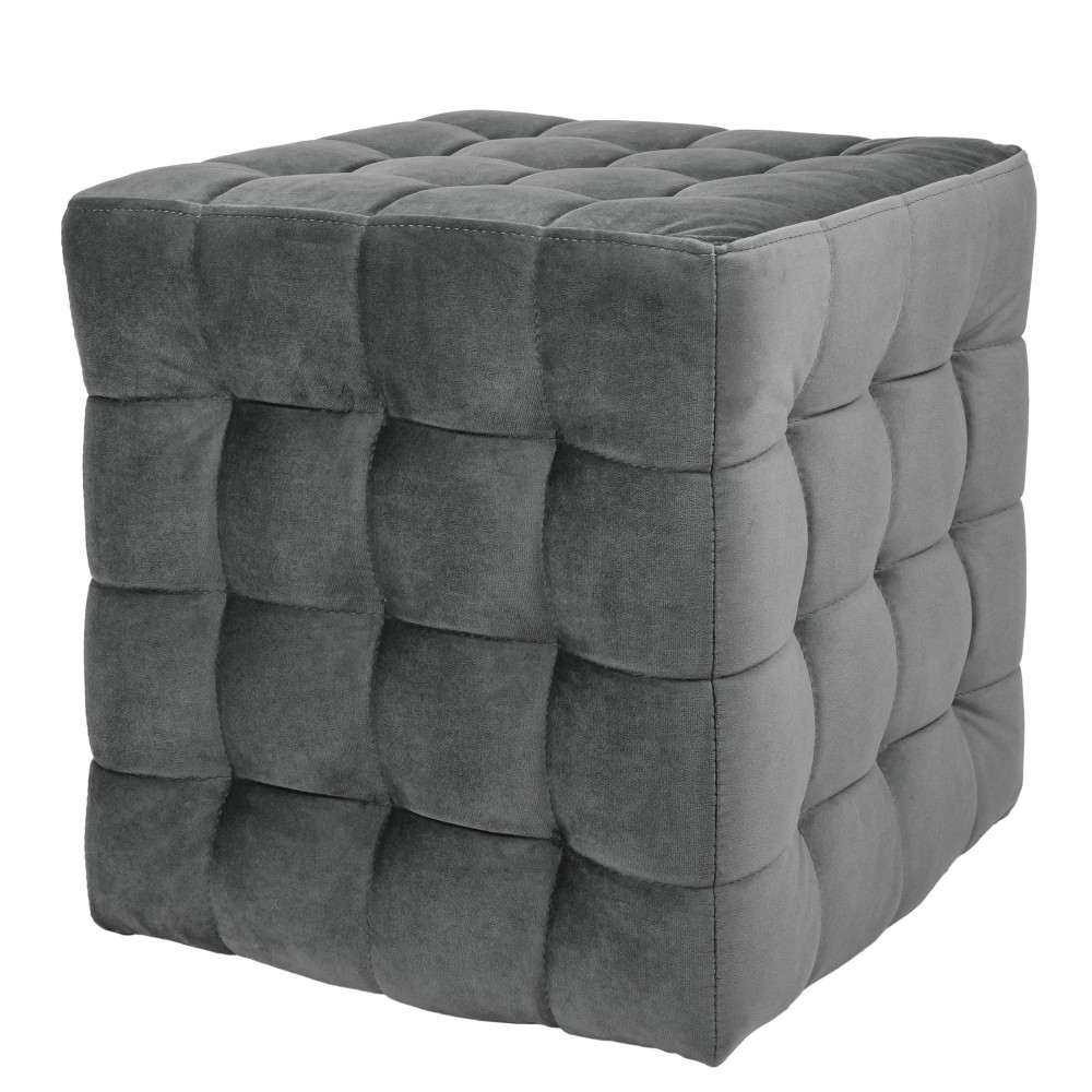 Taburet Bump - stofa H49 - gri petrol Taburet Bump - stofa H49 - gri petrol