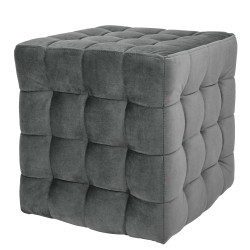 Taburet Bump - stofa H49 - gri petrol Taburet Bump - stofa H49 - gri petrol