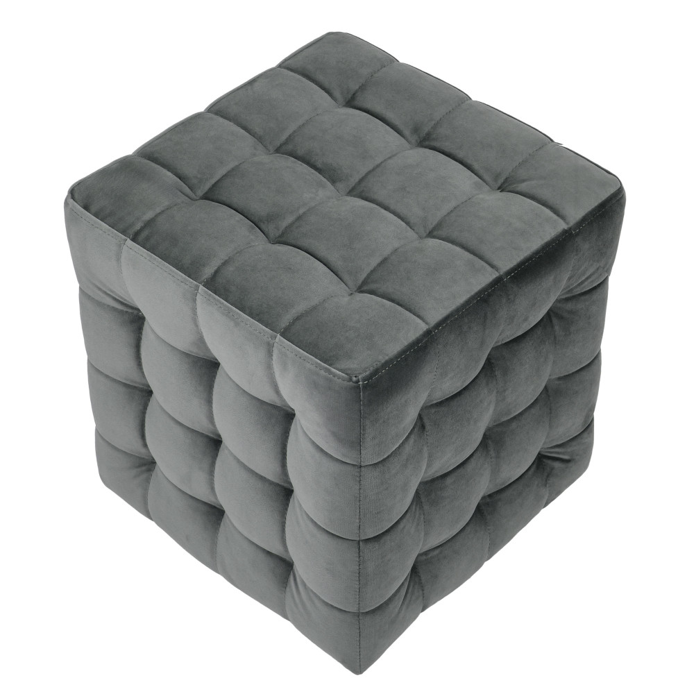 Taburet Bump - stofa H49 - gri petrol Taburet Bump - stofa H49 - gri petrol