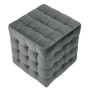 Taburet Bump - stofa H49 - gri petrol Taburet Bump - stofa H49 - gri petrol