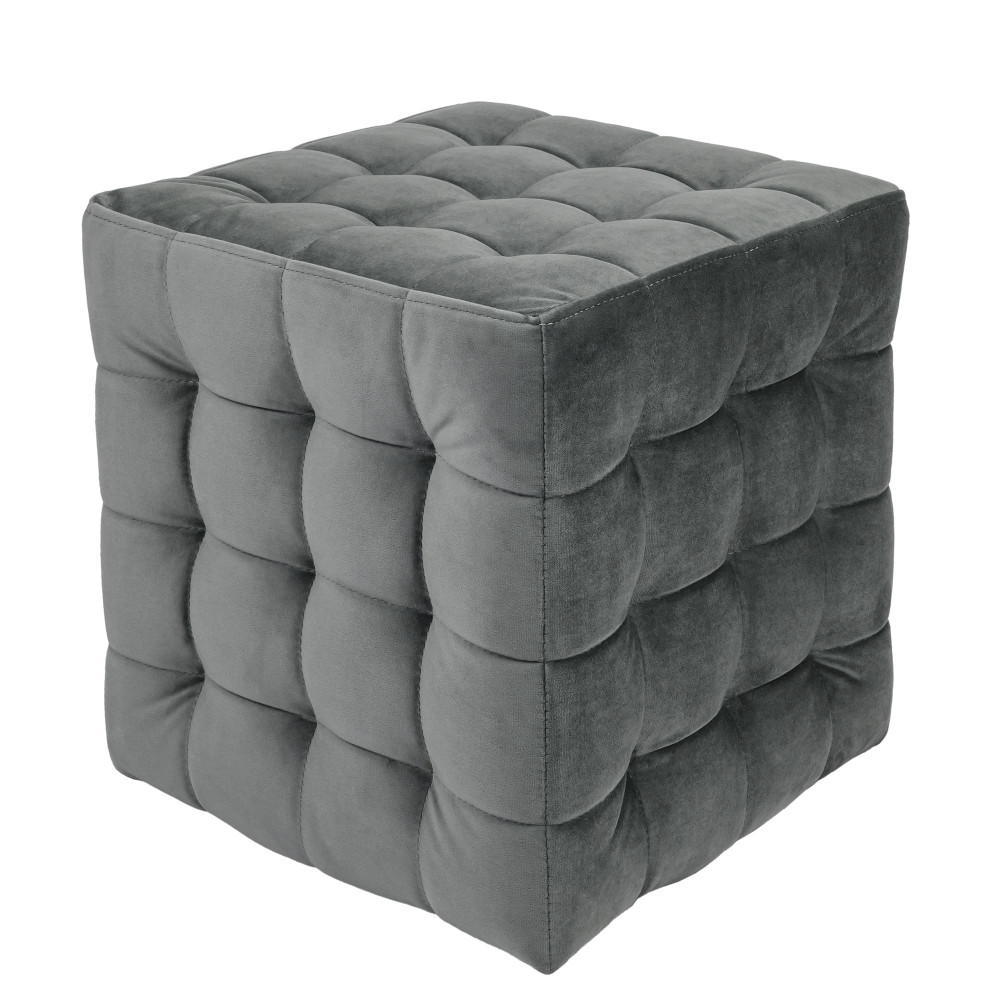 Taburet Bump - stofa H49 - gri petrol Taburet Bump - stofa H49 - gri petrol