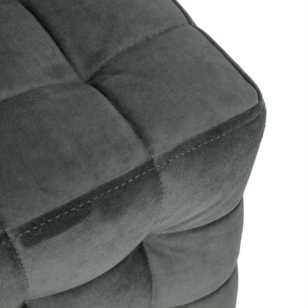 Taburet Bump - stofa H49 - gri petrol Taburet Bump - stofa H49 - gri petrol