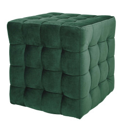 Taburet Bump - stofa H56 - verde Taburet Bump - stofa H56 - verde