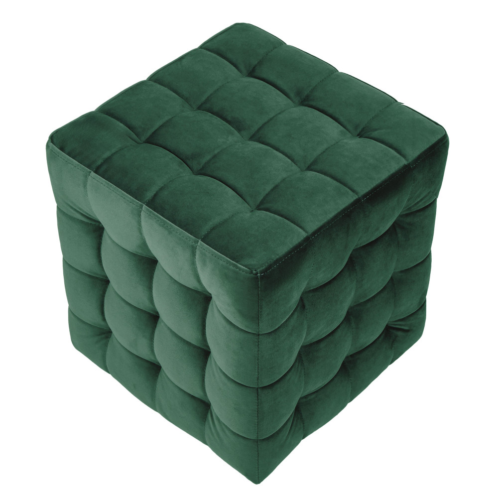 Taburet Bump - stofa H56 - verde Taburet Bump - stofa H56 - verde