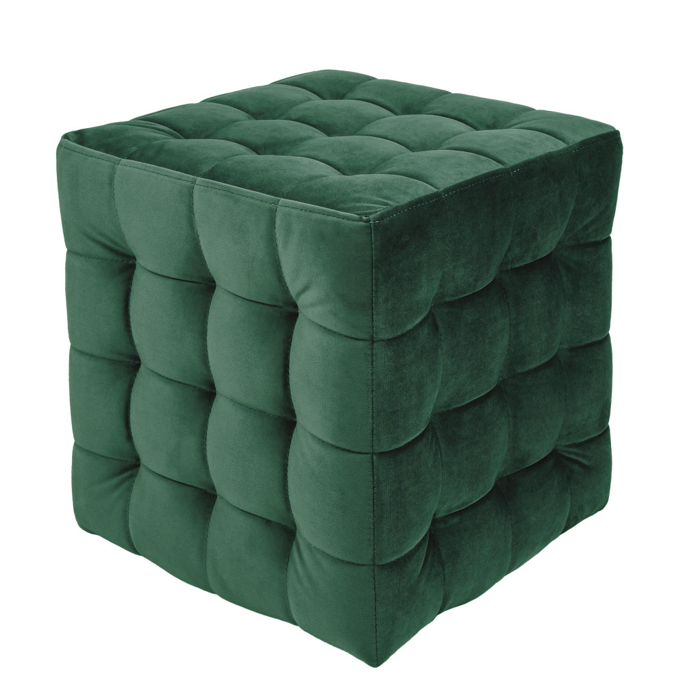 Taburet Bump - stofa H56 - verde Taburet Bump - stofa H56 - verde