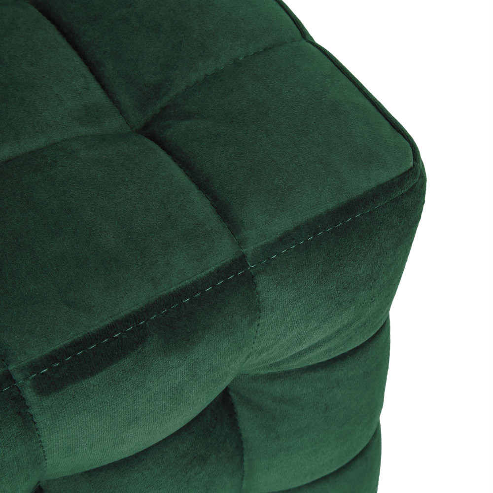Taburet Bump - stofa H56 - verde Taburet Bump - stofa H56 - verde