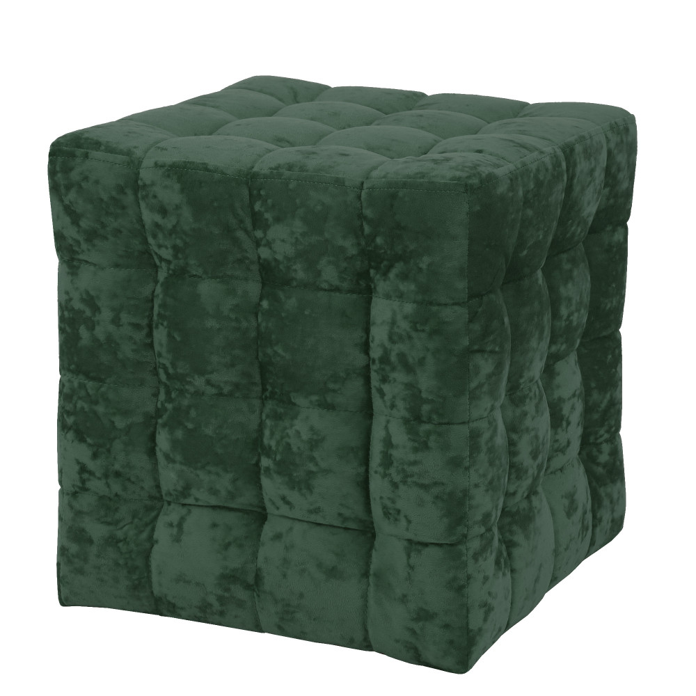 Taburet Bump - stofa E57 - verde Taburet Bump - stofa E57 - verde