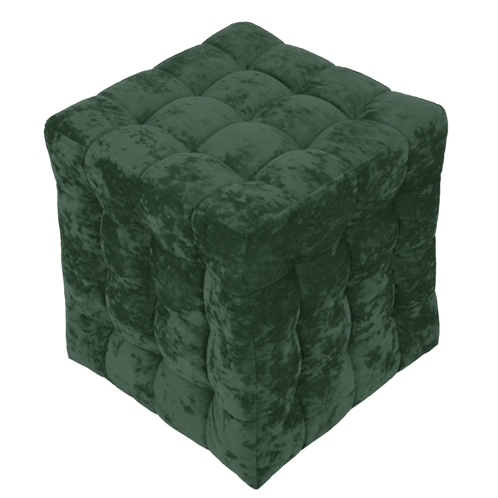 Taburet Bump - stofa E57 - verde Taburet Bump - stofa E57 - verde