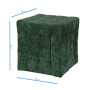 Taburet Bump - stofa E57 - verde Taburet Bump - stofa E57 - verde