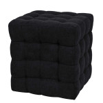 Taburet Bump - stofa K6 - negru