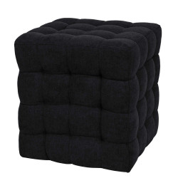 Taburet Bump - stofa K6 - negru Taburet Bump - stofa K6 - negru