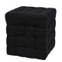 Taburet Bump - stofa K6 - negru Taburet Bump - stofa K6 - negru