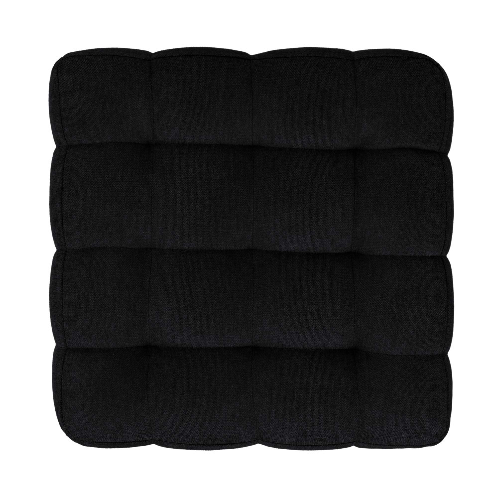 Taburet Bump - stofa K6 - negru Taburet Bump - stofa K6 - negru