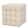 Taburet Bump - imitatie piele POLY crem Taburet Bump - imitatie piele POLY crem