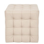 Taburet Bump - imitatie piele POLY crem Taburet Bump - imitatie piele POLY crem