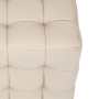 Taburet Bump - imitatie piele POLY crem Taburet Bump - imitatie piele POLY crem